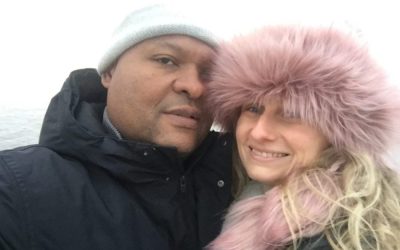 Gary and Anna took a 14-day cruise from Hamburg Germany through the Norwegian Fjords  to Svalbard on August 09, 2018